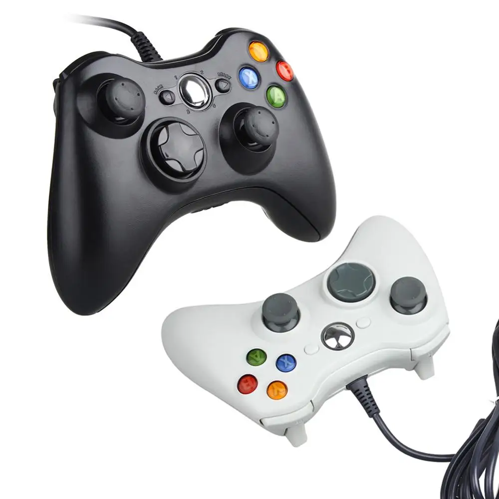 

USB Wired Gamepad for Xbox 360 /Slim Controller Joystick for Windows 7/8/10 Microsoft PC Controller Support for Steam Game Pad
