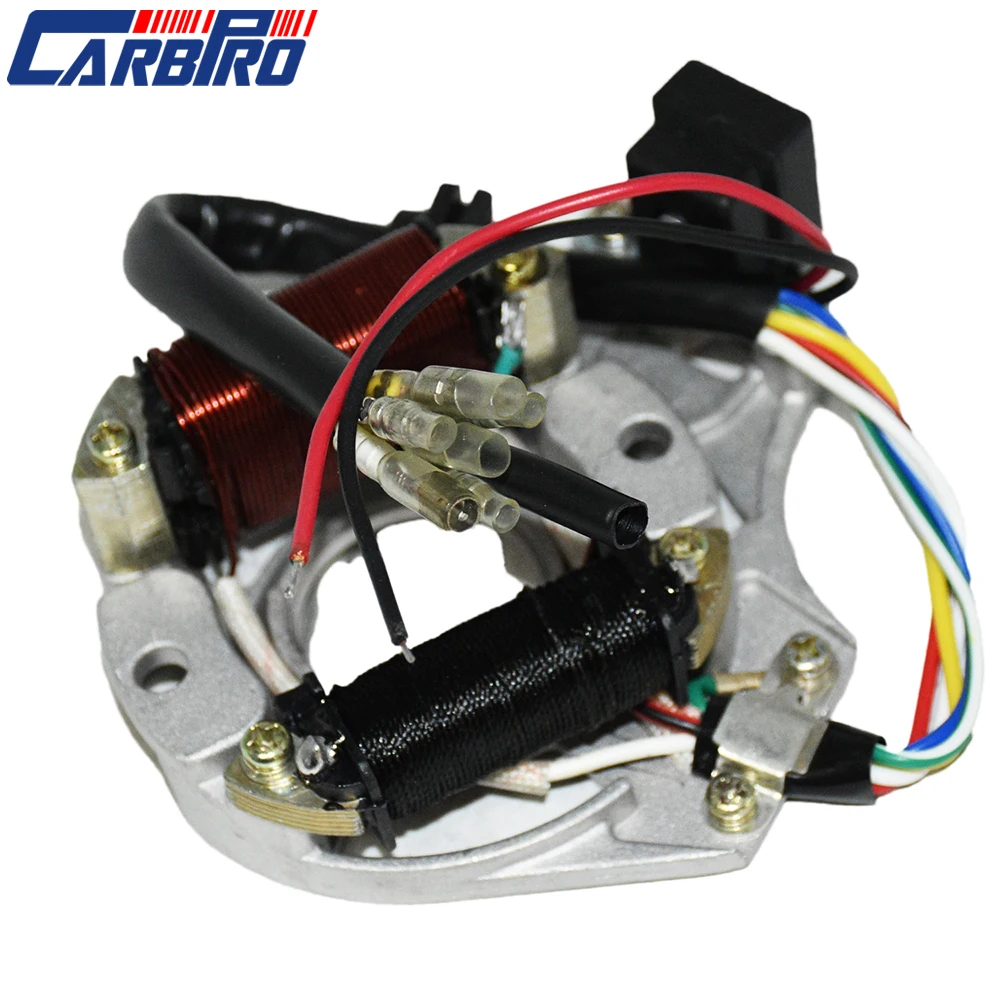 Пластина статора Магнето для 50cc 70cc 110cc 125cc китайский Байк ATV Go Kart 2 катушка |