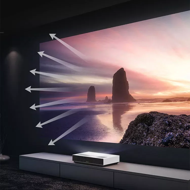 Xiaomi Fengmi 4K cinema лазерный проектор 1700 ANSI 150 дюймов ALPD 4K 3D BT 4,0 MIUI проекция ТВ Беспроводной Умный домашний кинотеатр