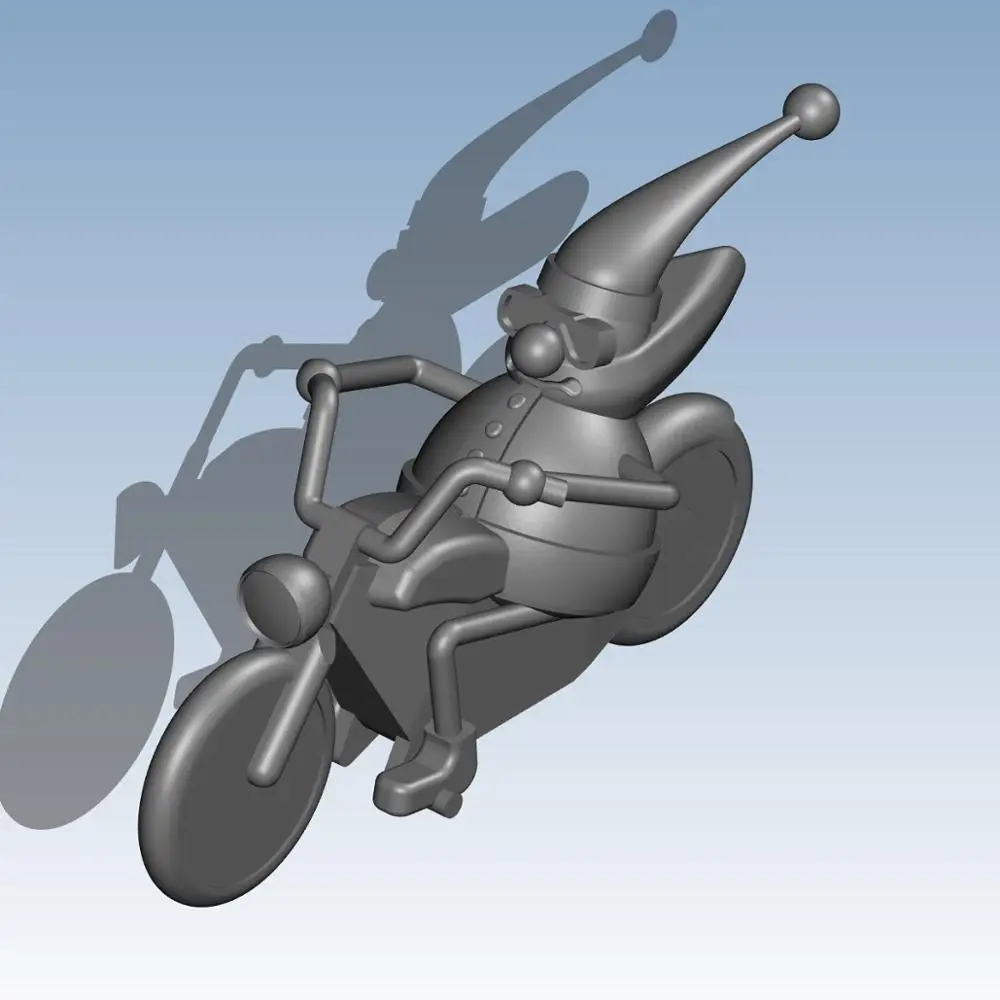US $300.00 Santa Claus on Motorcycles Custom order highnbspqualitynbsphighnbspprecision digital models 3D printing service Funny Toys ST6132