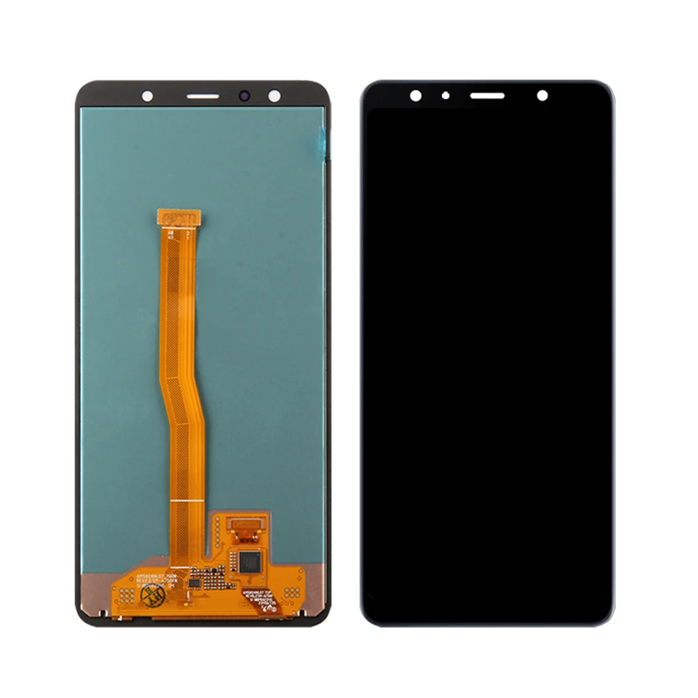 A750 Super Amoled lcd для samsung Galaxy A7 A750 A750F ЖК-дисплей кодирующий преобразователь сенсорного экрана в сборе панель запасные части