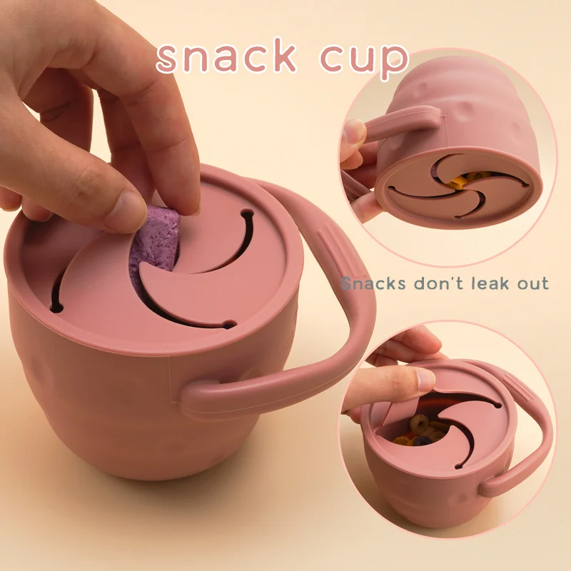 Designed Newborns Feeding Cups Baby Learning Drinkware Snack Cups For Toddlers & Kids With Infant Trainer Mug Baby Stuff 4