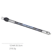 

12 Archery Carbon Stabilizer Bar Bow 305mm Balance Rod Short Side Extender Outdoor Rod Shock Absorber Recurve Bow Shooting Accs