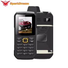 SUPPU F68 IP67 водонепроницаемый банк питания для мобильного телефона 2," противоударный громкий динамик сильный фонарик 2400 мАч открытый прочный телефон