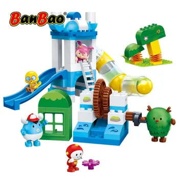 

Banbao Magic Town DoDo house home model toys for children gift Big Size Building Blocks Larger Particles Bricks education Blocks