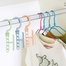 Многопортовая поддержка круг вешалка для одежды сушилка для одежды Многофункциональный пластиковый шарф вешалки для одежды вешалки для хранения