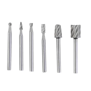 

Hot Selling 6pcs HSS Routing Router Grinding Bits Burr For Rotary Tool for Dremel for Bosch Mini Worldwide Store