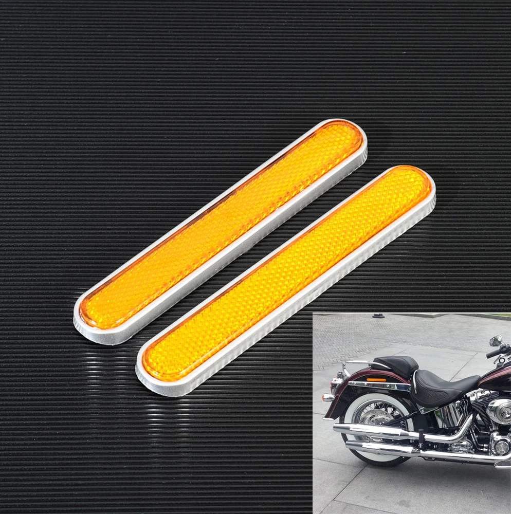 Motorcycle Accessories Rear Mudguard Fender Reflector for Harley Sportster  883 1200 Softail Fatboy Dyna _ - AliExpress Mobile