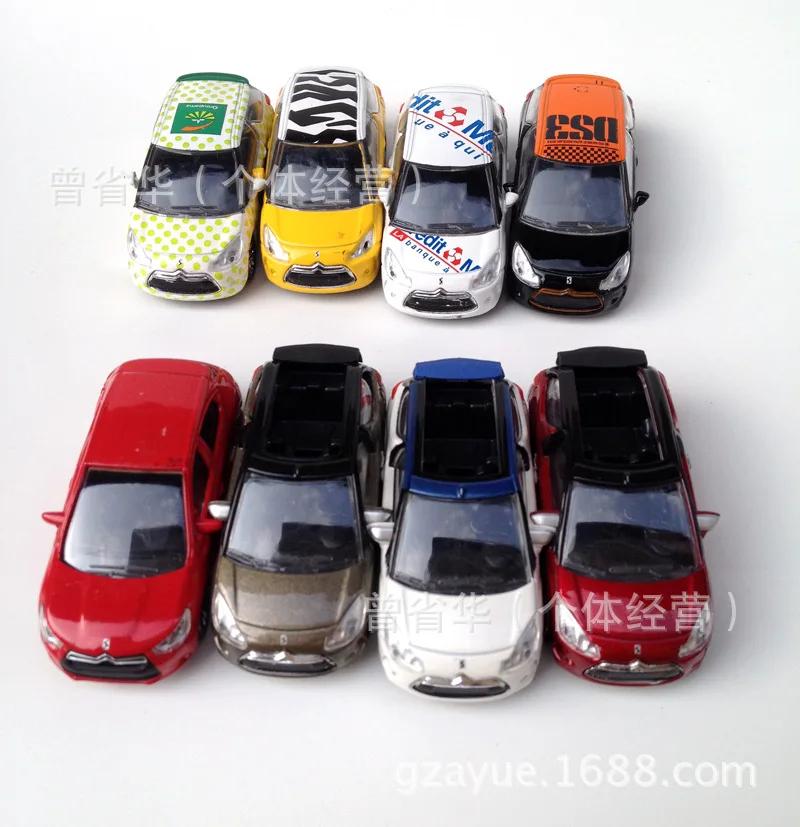 Экспортная игрушка из 1/64 сплава Модель автомобиля Citron Citroen модель автомобиля Модель автомобиля длиной около 8 см