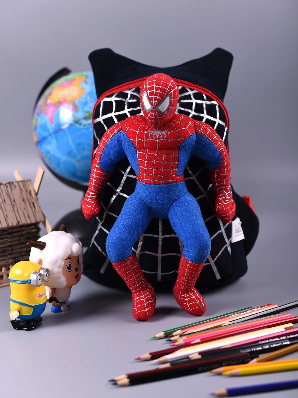 Популярный плюшевый hero карнавальные Детские Рюкзак 3d животных Нижнее белье с рисунком из мультфильма, детский рюкзак