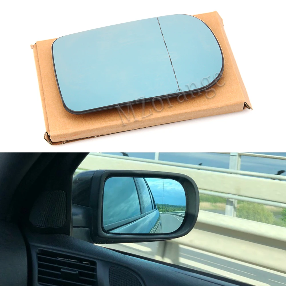 heated Side Door Wing Rearview Mirror Glass For BMW E38 740i 750i E39