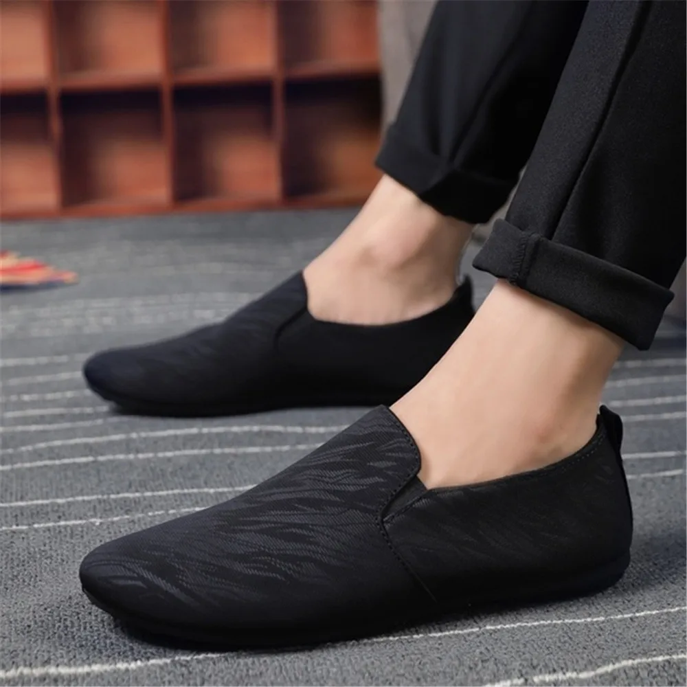 

Mens Slippers British Pedal Lazy Shoes Casual Shoes Indoor Outdoor Slip on House Shoes 2019 New Bean Basic Shoes Size 39-44 Gray