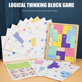 

Jigsaw Children Educational Toys Logic Thinking Development Three-dimensional Shape Puzzle Toy Hot Sales