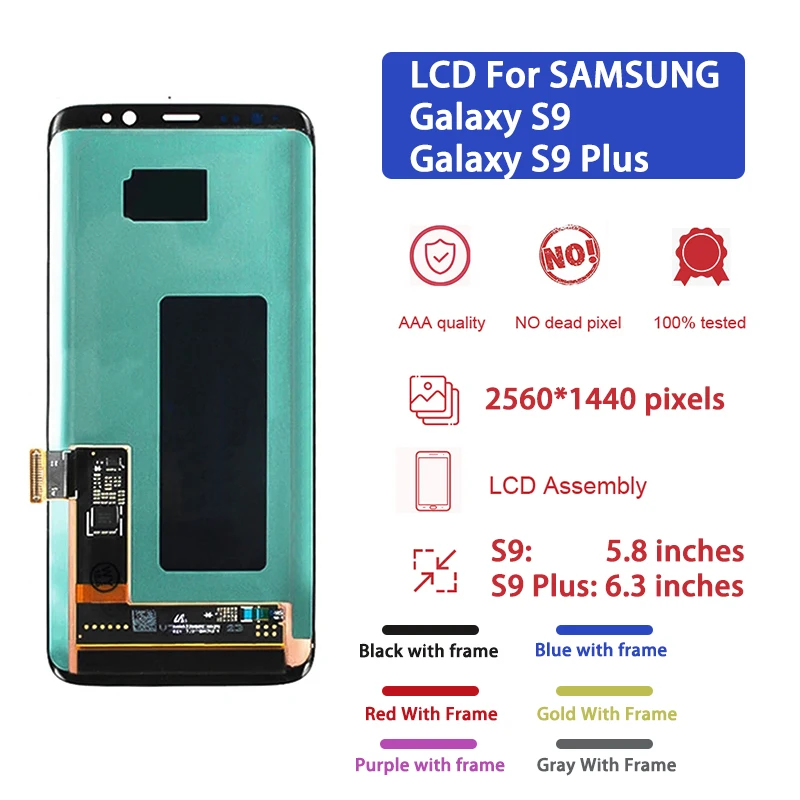US $162.63 Original Super AMOLED Display For SAMSUNG Galaxy S9 G960 G960F S9 Plus G965 G965F LCD Display Touch Screen Digitizer Assembly