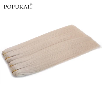 

Popukar 2020 New fashion MINT# 100% unprocessed human hair weave white peruvian hair bundle weft