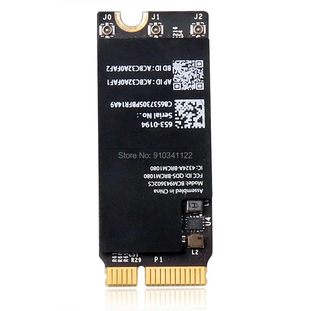 BCM943602CS Wifi 802.11ac Airport Bluetooth 4.0 1300Mbps Card for Pro Retina A1425 A1502 A1398 2012 2013 2014 2015 year