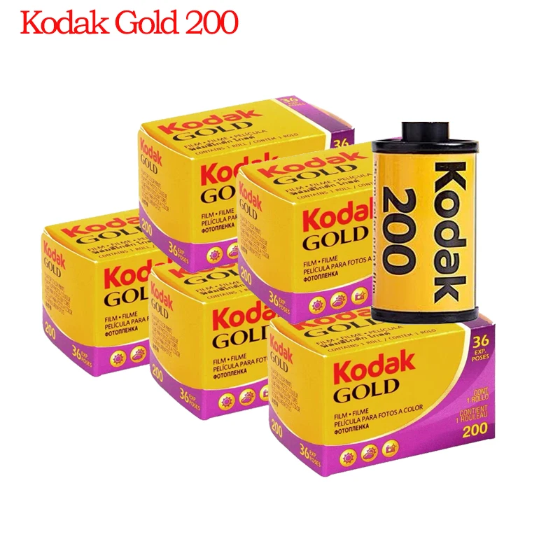NUOVO Kodak GOLD GB 200 135-36 FILM 3 ROTOLI, 35mm, 36 l'esposizione, ISO 200 