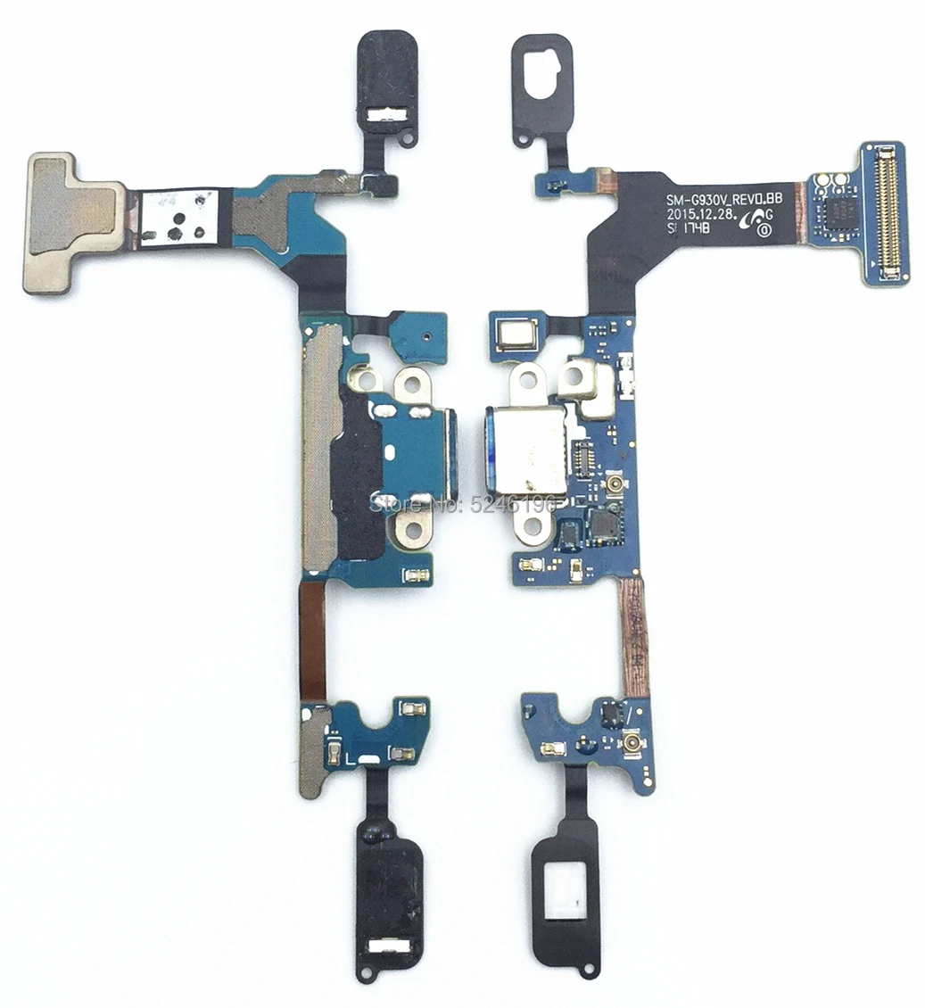 1 шт. Micro USB PCB зарядное устройство Порт док-станция мини разъем гибкий кабель для samsung Galaxy S7 G930V SM-G930V печатной платы