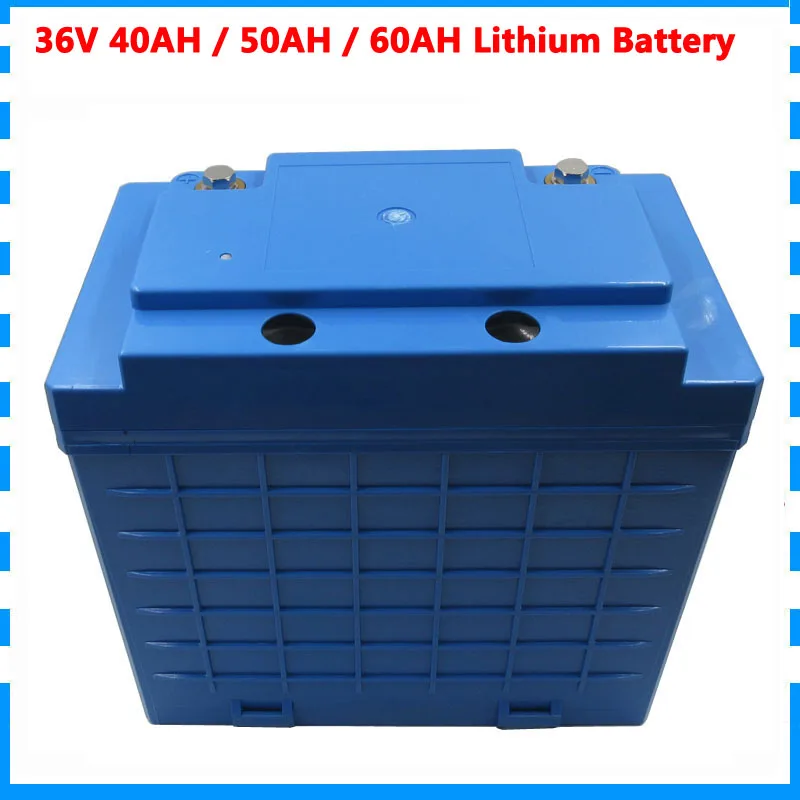 36V 1500 W, фара для электровелосипеда в Батарея е-байка 36В 40AH 50AH 60AH ионно-литиевая аккумуляторная батарея с использованием 26650 сотовый 50A BMS 5A Зарядное устройство