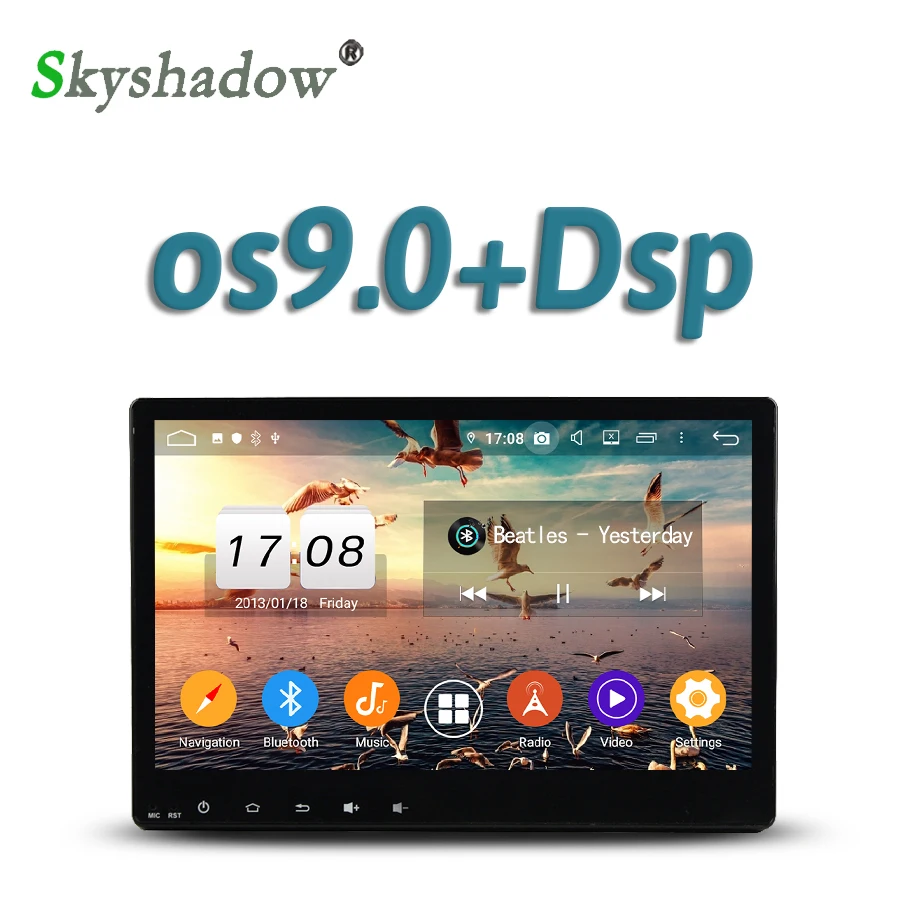 Автомобильный DVD-плеер DSP Android 11 4 Гб + 32 ГБ 8 ядер GPS-карта RDS-радио Wi-Fi Bluetooth 5 0 для Honda