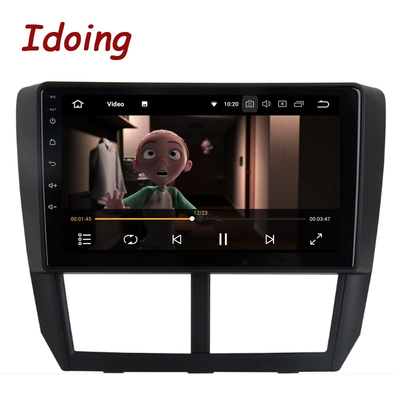 Автомагнитола Idoing 1DIN 9 дюймов GPS мультимедийный плеер Android 2008 для Subaru Forester 2012- 4 Гб +