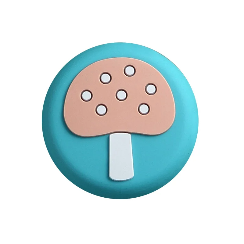 Mushroom 1 шт. Силиконовый Мультфильм противоударный краш-коврик дверная Пробка дверная ручка протектор стены Детская, безопасная, дверная противокрашенная Накладка - Цвет: Mushroom