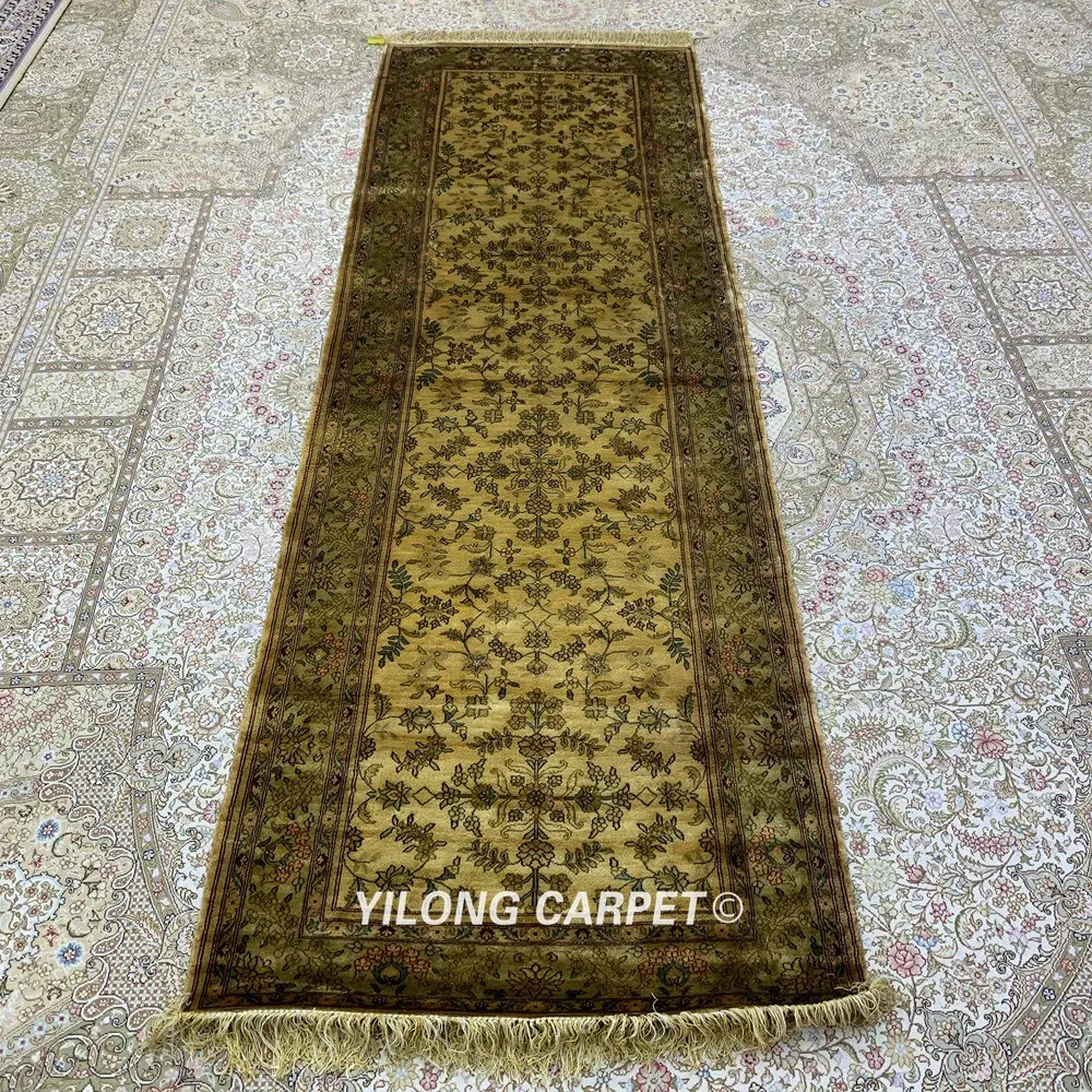 Yilong 2,5 'x8' персидский шелковый ковер runner античный Восточный ковер runner(LH1016H