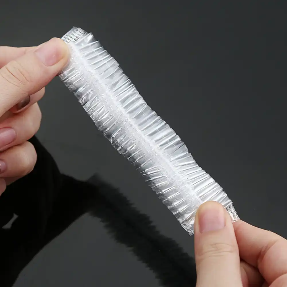 new transparent shower caps disposable plastic shower caps hotel