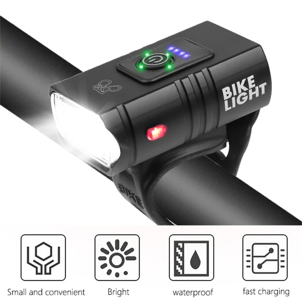 T6 LED Bicycle Light 10W 800LM 6 Modes USB MTB Mountain Road Bike Front Lamp SI
