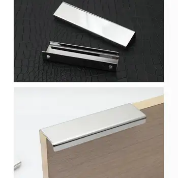 

HQ SS10 STIANLESS STEEL 304 INVISIBLE Cupboard Closet Cabinet Handle Furniture Knob Ring Pull Drawer Locker Pull 2PCS/LOT