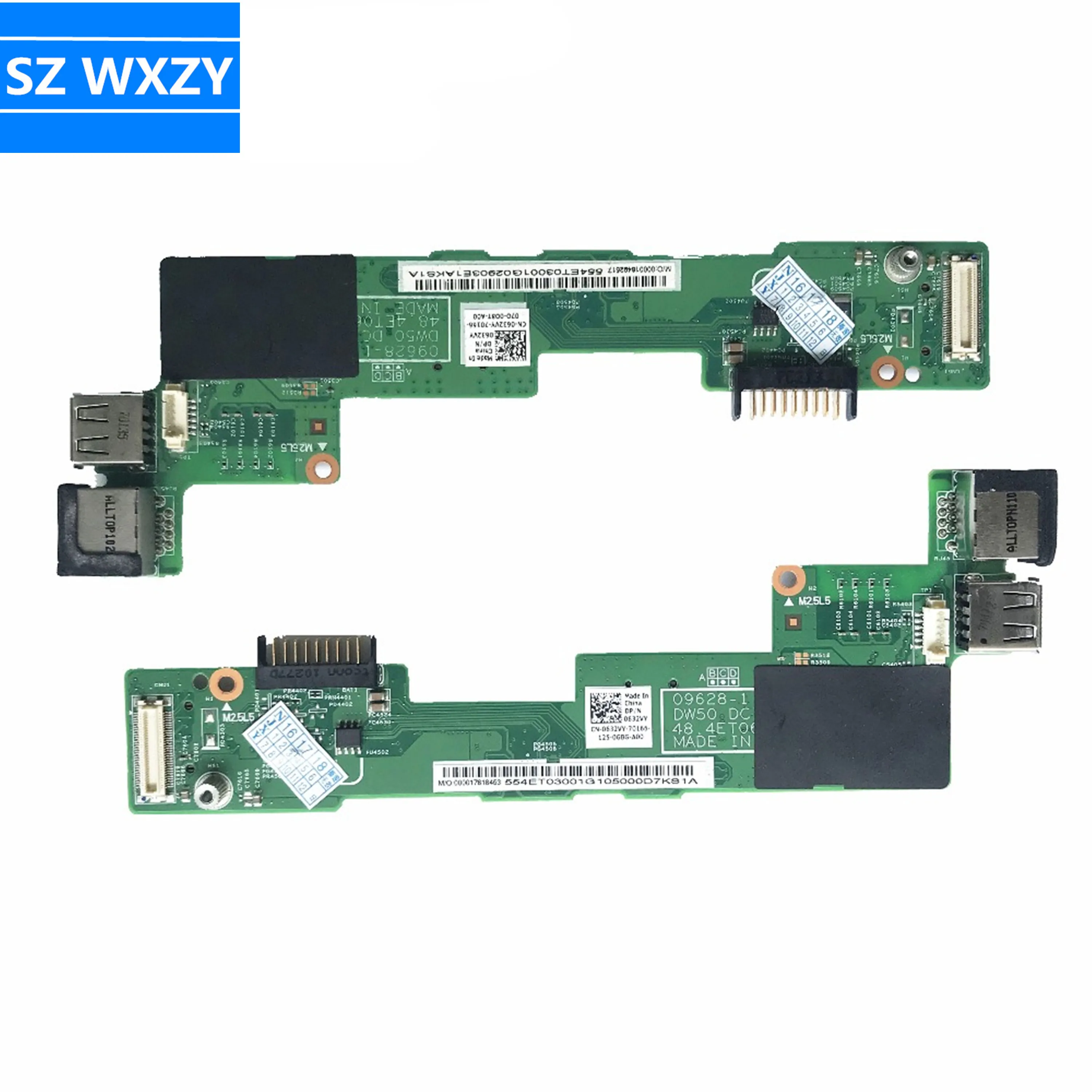 Оригинальная плата для аккумулятора Dell 3500 USB Ethernet 48 4et06. 011 DW50 DCIN BD CN-0632VY 0632VY 632VY 100%