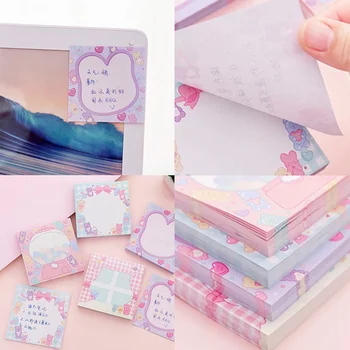 

Cute Girl Memo Pads Notes Teenage Sweet Candy Paper Diary Scrapbooking Stickers Office School Creative Times Sticky Sticker