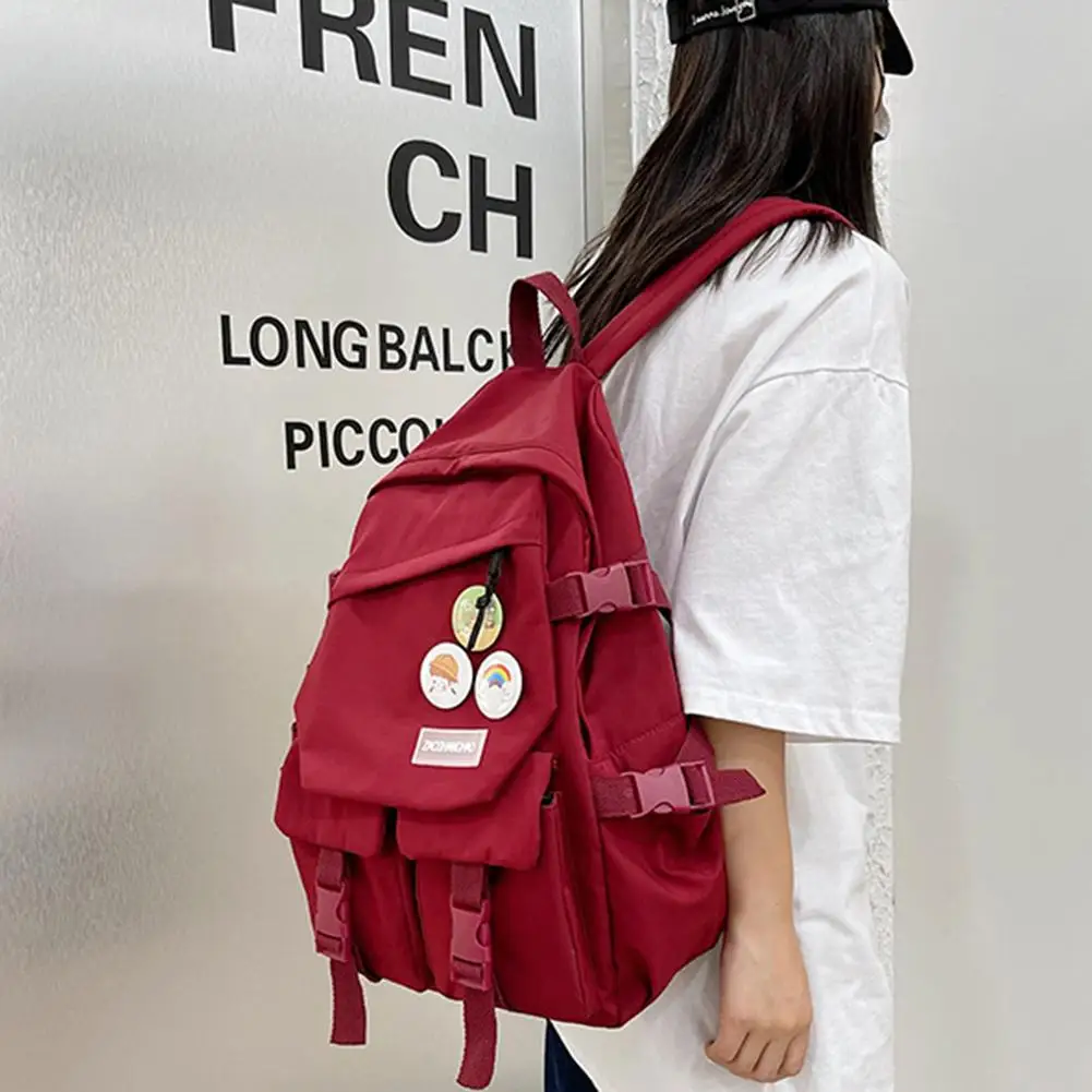 Women's Backpacks Large Capacity School Bags for Teens Korean Harajuku Female School Backpack Woman Multi-pockets