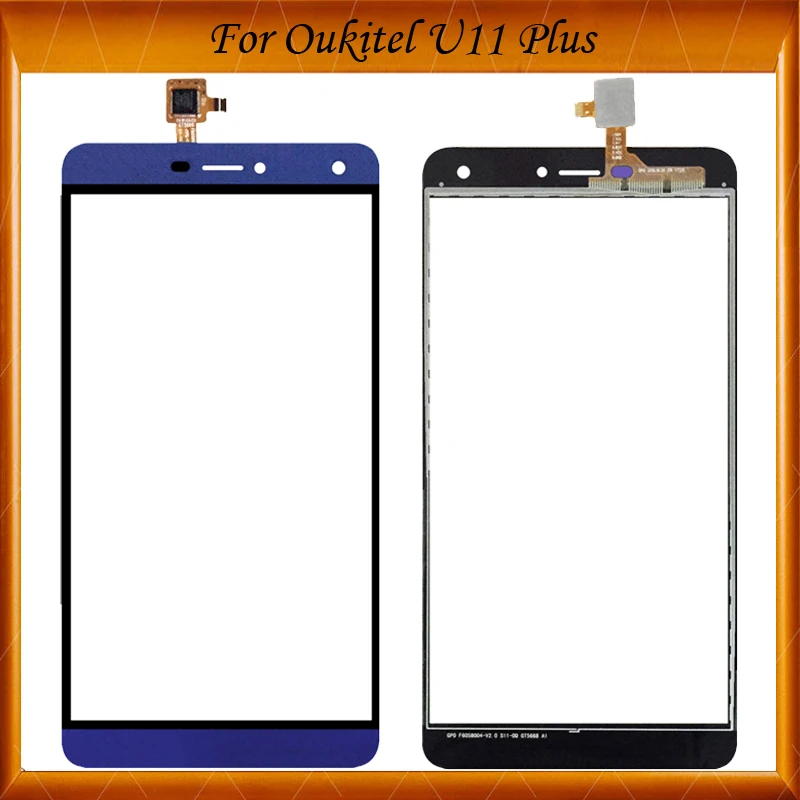 Для Oukitel U11 Plus сенсорный экран сенсорный дигитайзер панель экран Переднее стекло объектив сенсор Замена для U11 Plus сенсорный экран