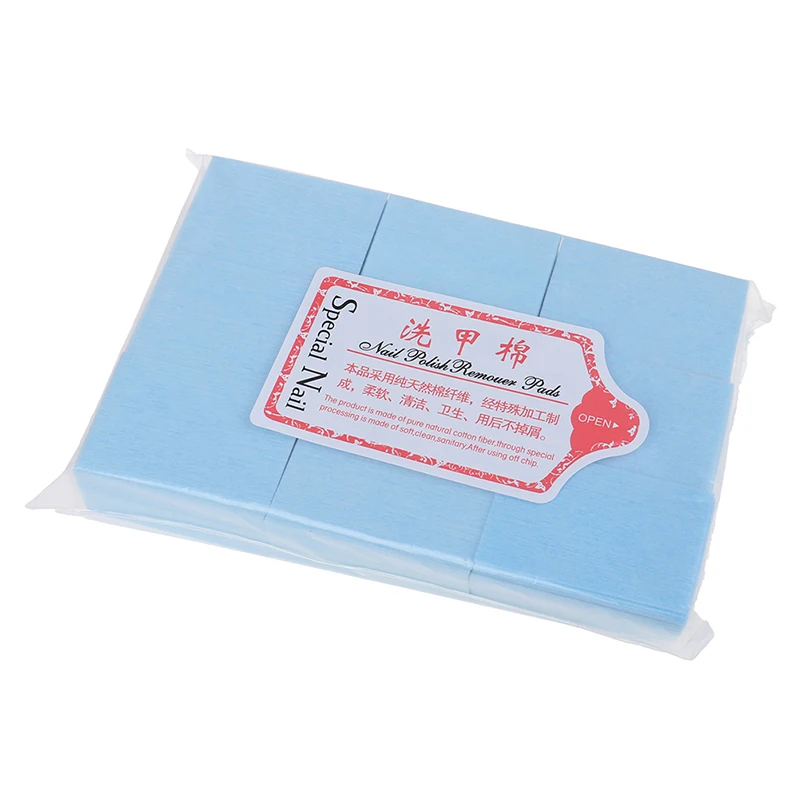 600PCS 10/600 PCS Nail Art Tool Nail Polish Remover Nail Wipes Bath Manicure Gel Lint-Free Wipes Cotton Napkins For Nails - Цвет: 600PCS