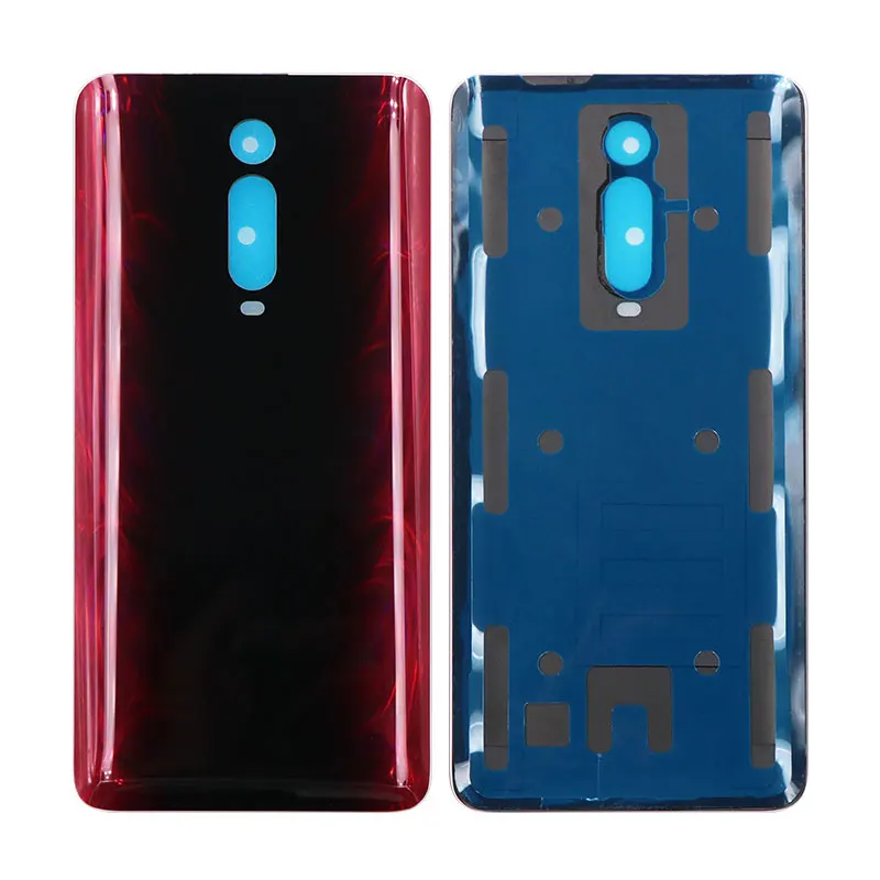 Красный Для Xiao mi Red mi K20/K20 Pro Чехол со стеклянной батареей Задняя панель для мобильного телефона для Xiaomi mi 9 T/9 T Pro защитная задняя крышка чехол - Цвет: Красный