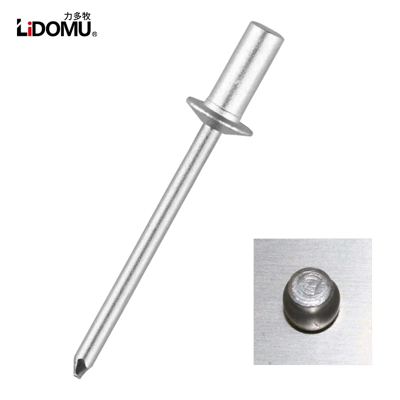 Rivets 30/50pcs Sealed Aluminium Closed End Blind Rivet 3.2-4.8mm