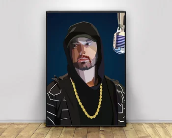 

Eminem WPAP Pop Art Hiphop Rapper Music Singer Poster Print Wall Art Canvas Painting Home Decor Canvas Print (No frame)#1