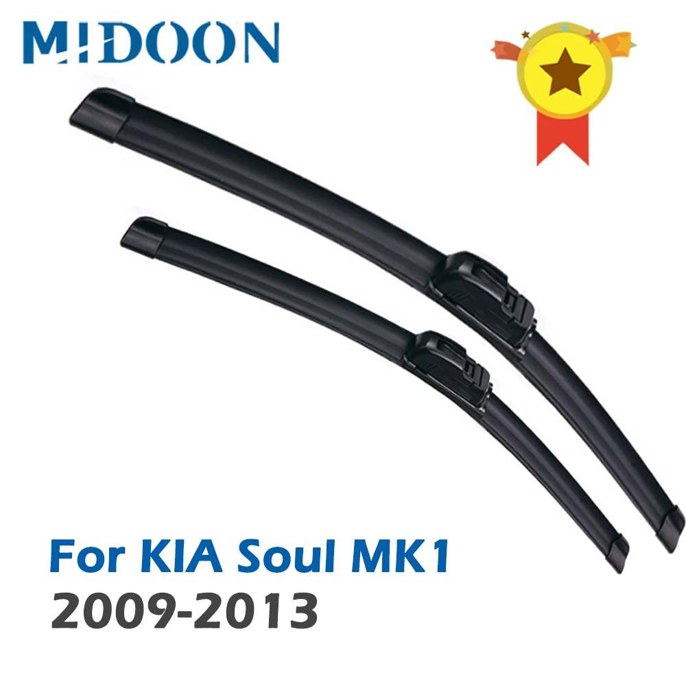 MIDOON Wiper Front Hybrid Wiper Blades For Kia Soul MK1 2009 2010 2011