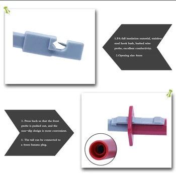 

Safety Circuit Test Clip Nickel Plated Insulation Piercing Probes Clamp For Car Detection Tools