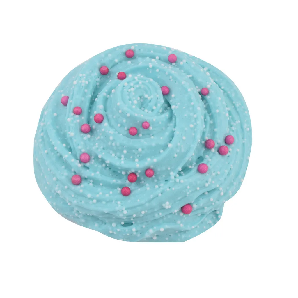 New Fluffy Cloud Slime Cotton Candy Slime supplies Plasticine Gum Polymer Clay Antistress slime toy for kids #B