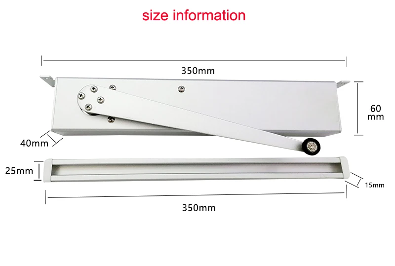 Tuya the 24V Sliding Arm Automatic Window Opener Is Used to Open the 90 Degree C