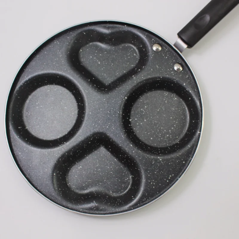 Креативная антипригарная сковорода без масла и дыма для завтрака с четырьмя