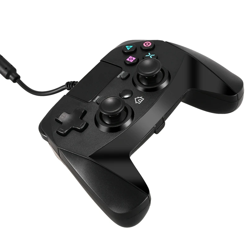 Usb проводной игровой контроллер для Ps4 Ps3 геймпады для ПК с двойным ударом гироскоп контактная платформа