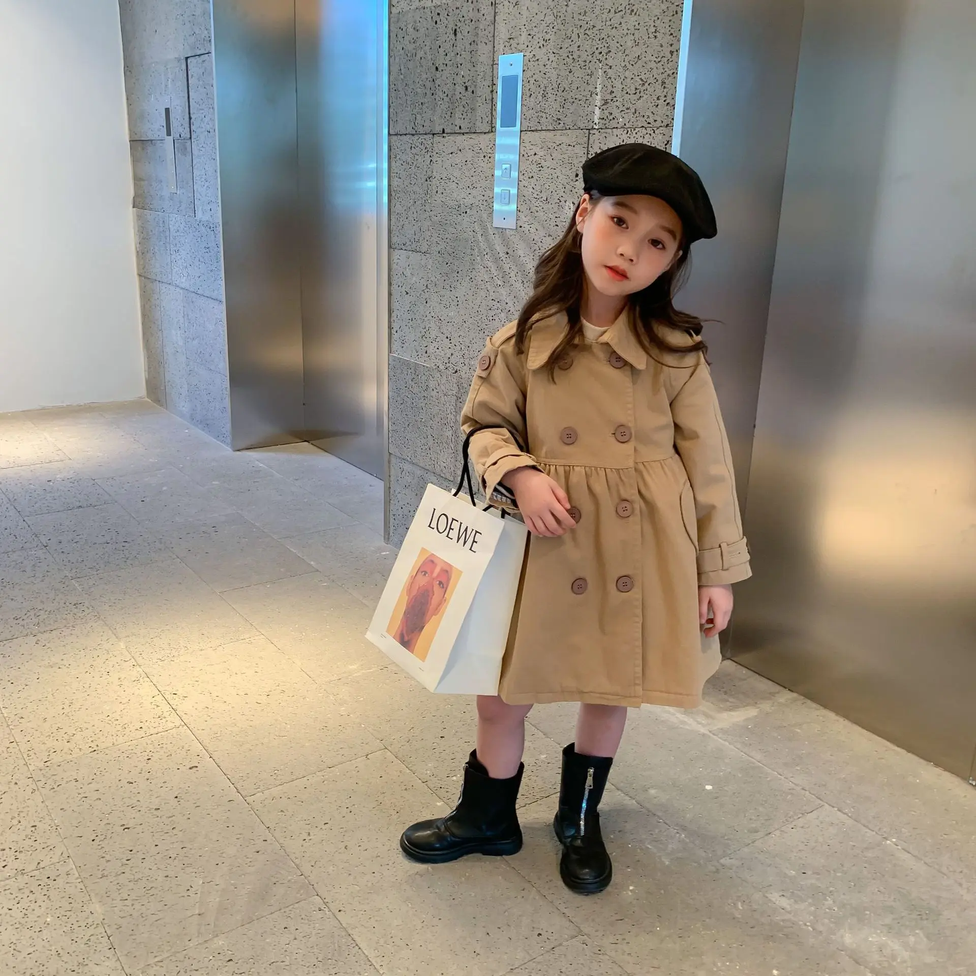 Girls Baby's Kids Windbreaker Coat 