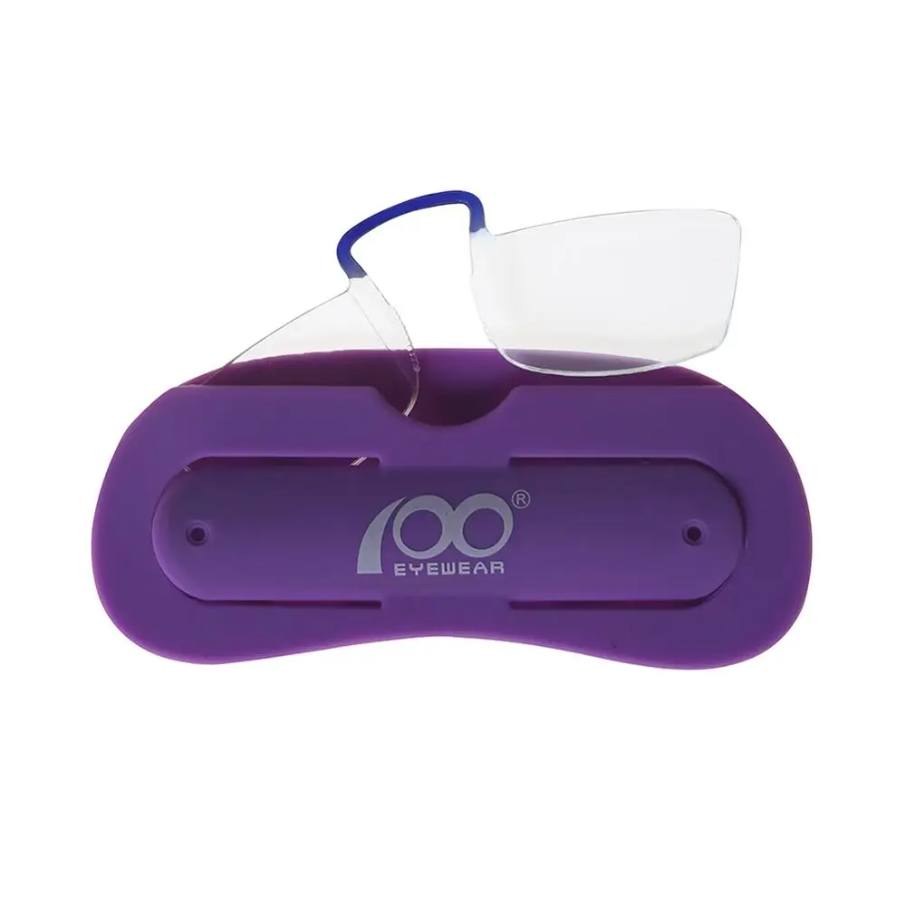 Для женщин и мужчин мини зажим для носа на очки для чтения тонкие гибкие читатели портативный бумажник оптика с телефона подставки Чехол для очков - Цвет оправы: Phone Stands Case 3