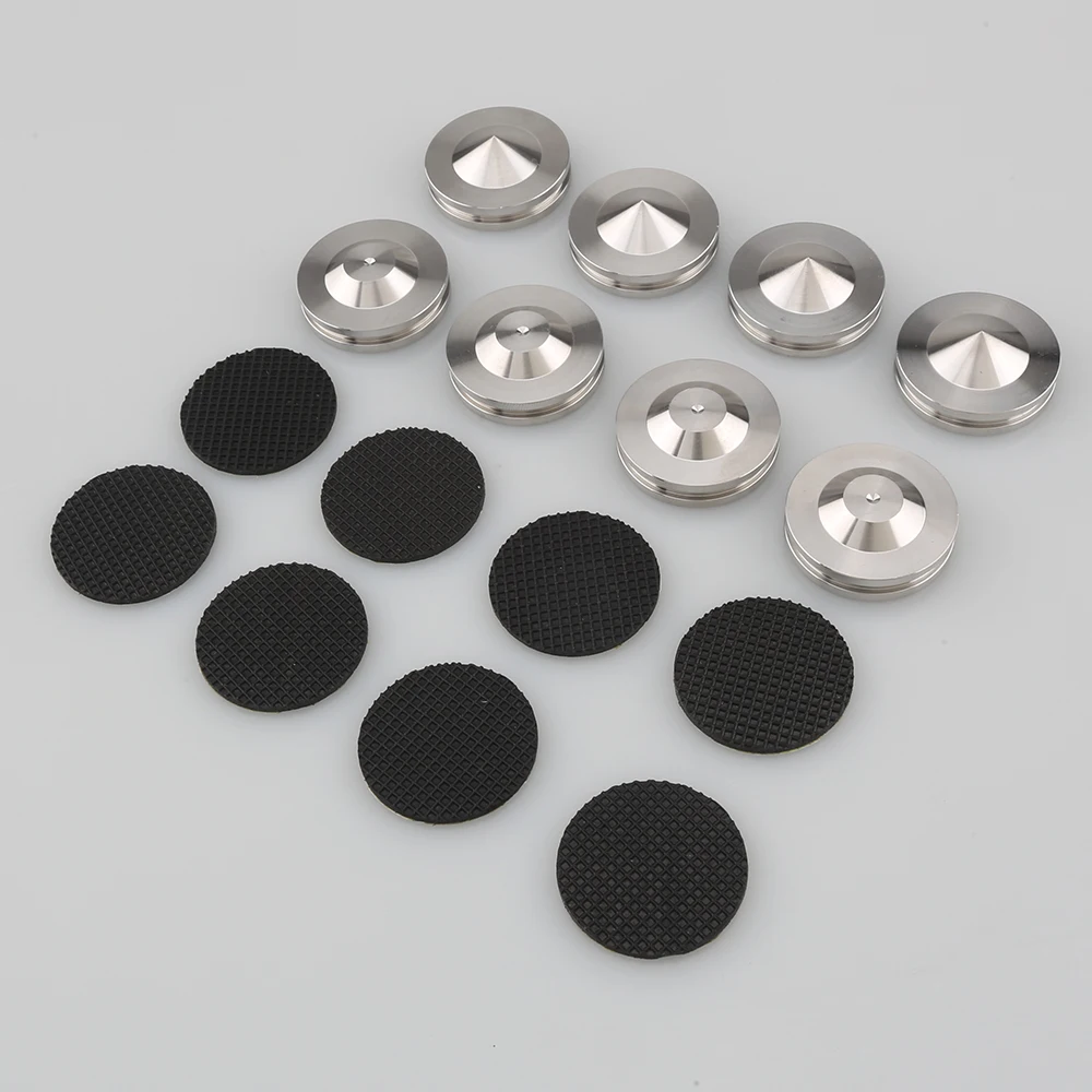 ISF0006 28mm Stainless Steel HiFi audio Speaker Isolation Spike Stand Feet Pads Base audio speaker feet 4PCS