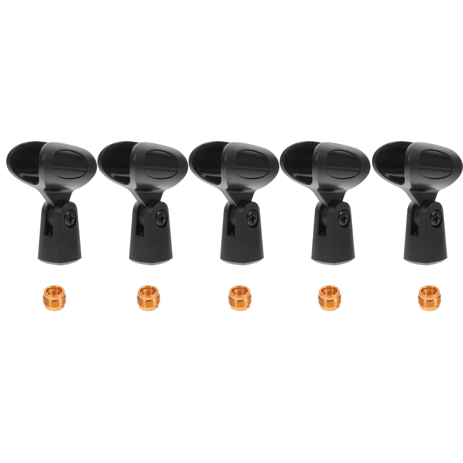 5sets Mic Stand Clips Practical Universal Microphone for Black | Электроника