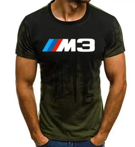 Камуфляжная футболка M серии M2 M3 M5 с машинным джойстиком, Мужская футболка, модная футболка с машинкой, авто футболка высокого качества C