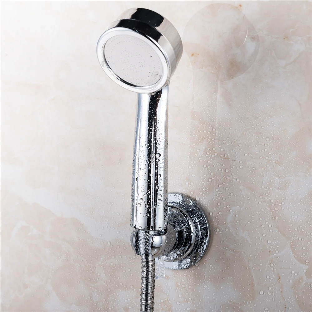 

Держатель насадки для душа на присоске, универсальный настенный держатель для ванной комнаты